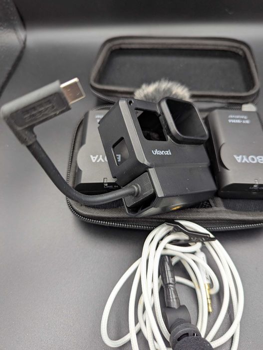 Мікрофонна система Boya BY-WM4  з адаптером для GoPro 3,5 мм.