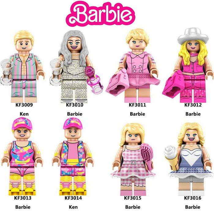 Фигурки Лего Among Us, DISNEY, СИМПСОНЫ, ZOMBIE, Животные, Кальмары