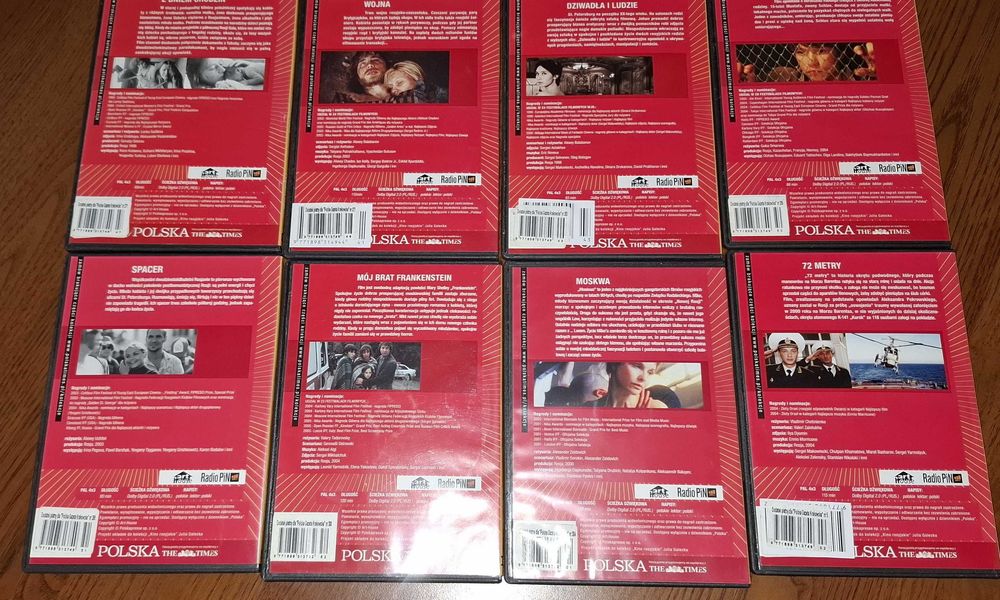 Kino rosyjskie - zestaw 15 płyt DVD - kolekcja