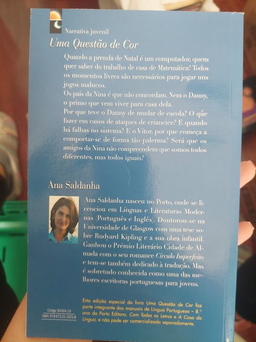 Livro "Uma Questão de Cor"