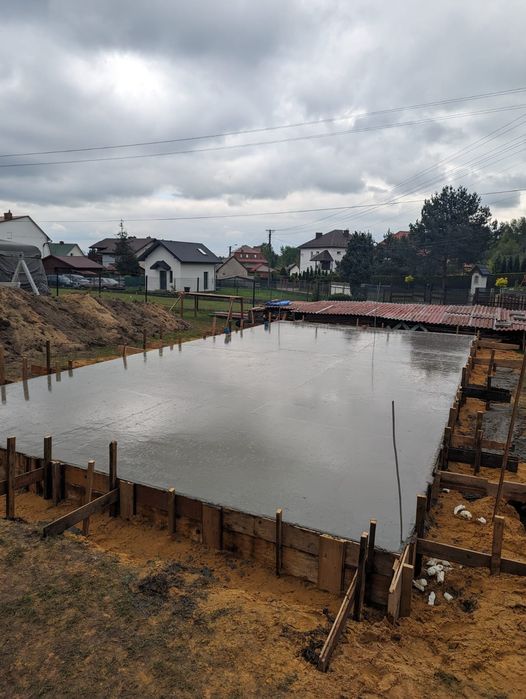 Budowa domów do SSO / Płyty fundamentowe / Fundamenty tradycyjne