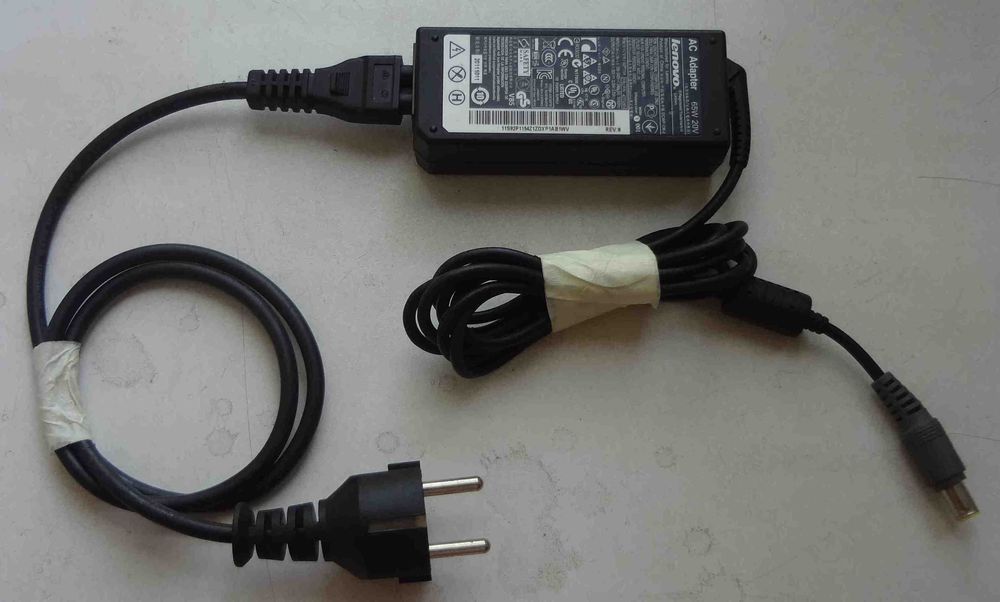Блок питания Lenovo для ноутбука 20V 3.25A 42T5283 зарядка с шнуром