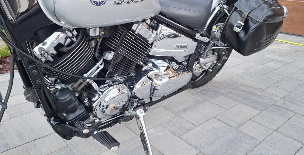 Yamaha XVS 650 Drag Star Custom 2004 19309 km, bezwypadkowy, PIĘKNY TRANSPORT