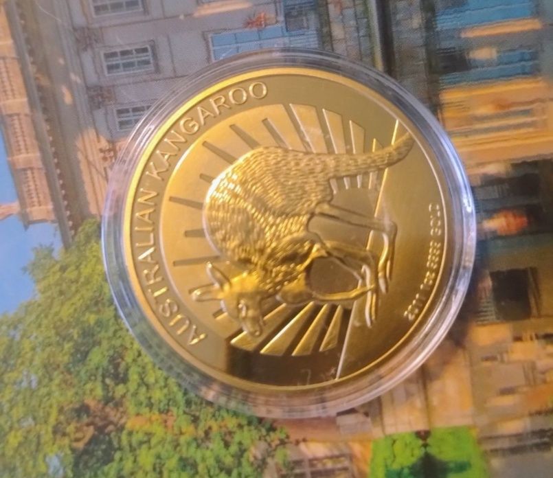 Moneta Kangur Elizabeth II 100 Dollar Dollar Australia