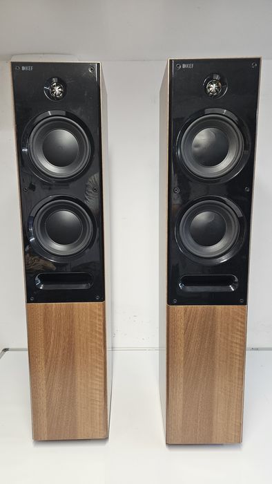 Kolumny Kef C7 z kablami