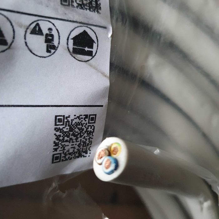 Kabel przewód 3x2,5mm linka 50 m