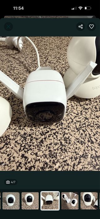 Câmara  Tp-Link Tapo: 1 C320 + 2 C200 + 3 Cartões Micro SD 128GB