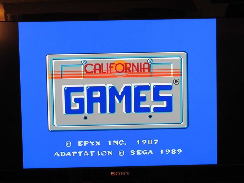 Jogo Sega Master System California Games só cartucho