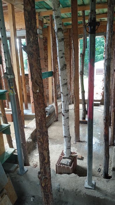 Stemple budowlane sosnowe