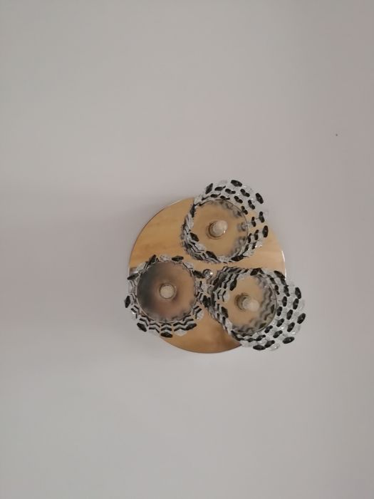 Żyrandol plafon kryształki