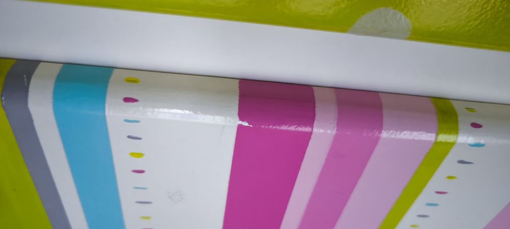 Cómoda madeira pintada à mão