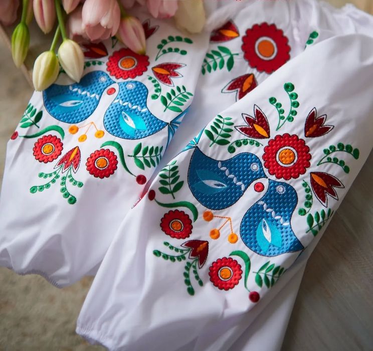 Вишиванка+спідничка, костюм 128 р.