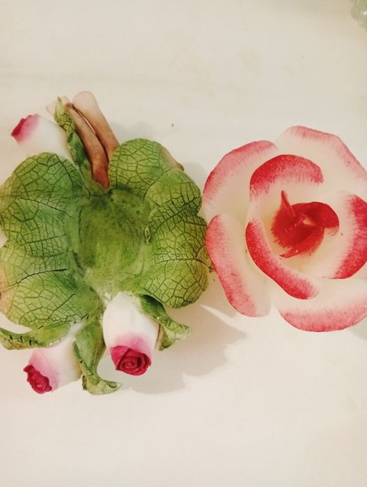 Декоративная свеча-роза на подарок