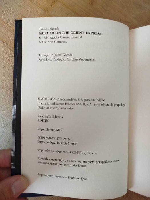 Um Crime no Expresso do Oriente de Agatha Christie434089648655575044