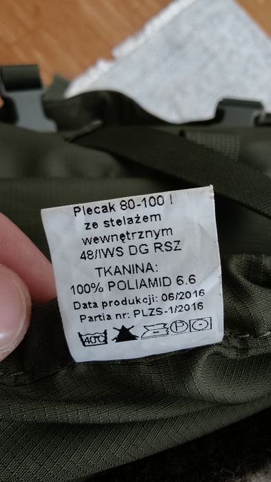 Plecak trekkingowo-militarny CALLIDA 80–100L