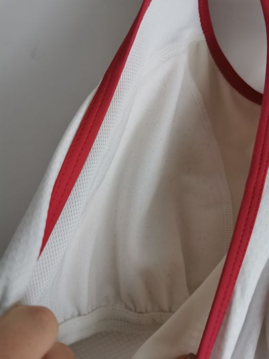 Nike bluzka bez ramiączek +top damska logowana sporotwa L