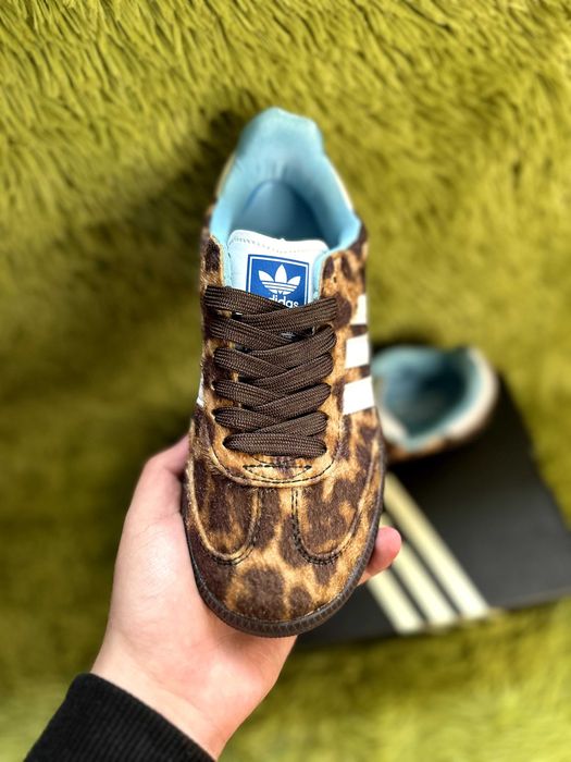 Кросівки Adidas Samba x Wales Bonner (леопард)