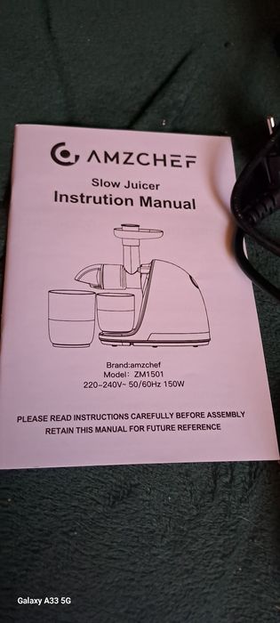 Wyciskarka wolnoobrotowa