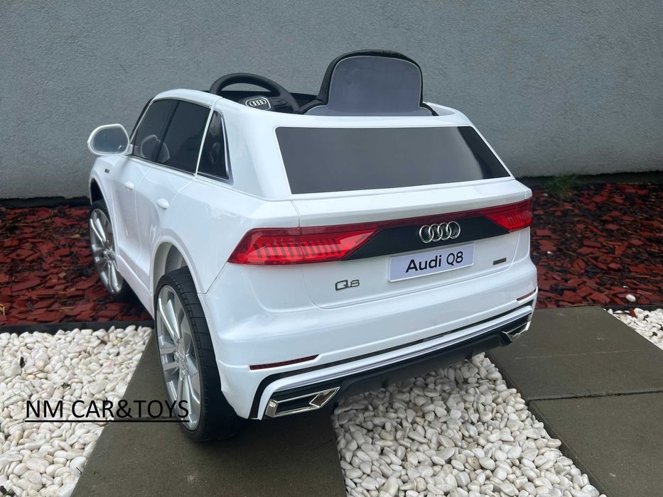 AUDI Q8 Pojazd Auto na akumulator samochód Pilot Miękkie koła EVA