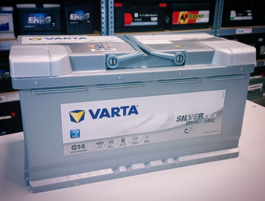 Akumulator Varta G14 / A5 AGM 12V 95AH 850A nowy montaż
