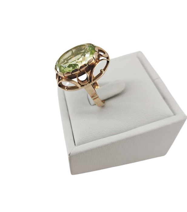 Piękny Złoty Pierścionek p. 585 w: 9,03 g