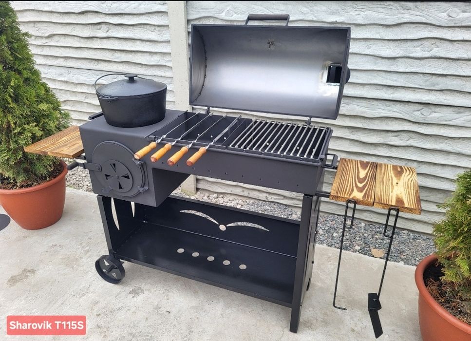 • Не Поведе! • 5мм! • Мангал Гриль Барбекю + Печь Под Казан