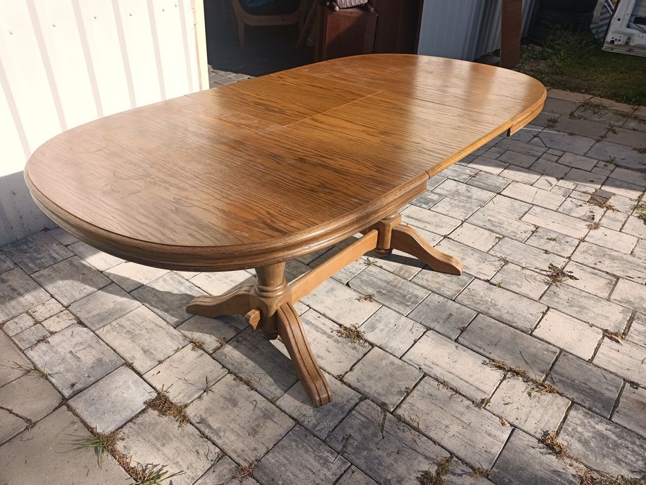 Stół dębowy rozkładany