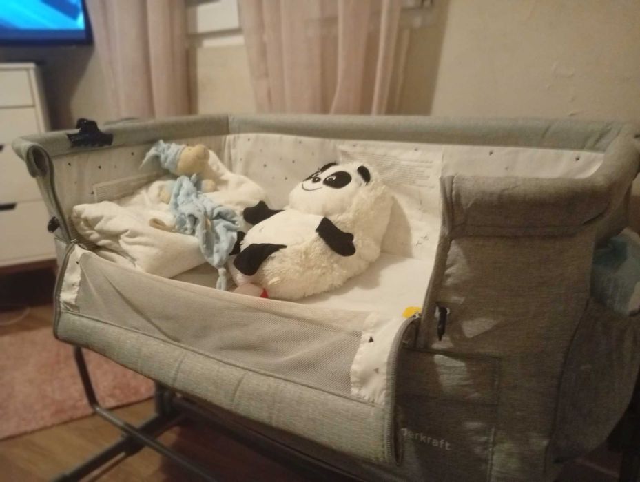Berço bebe cinza
