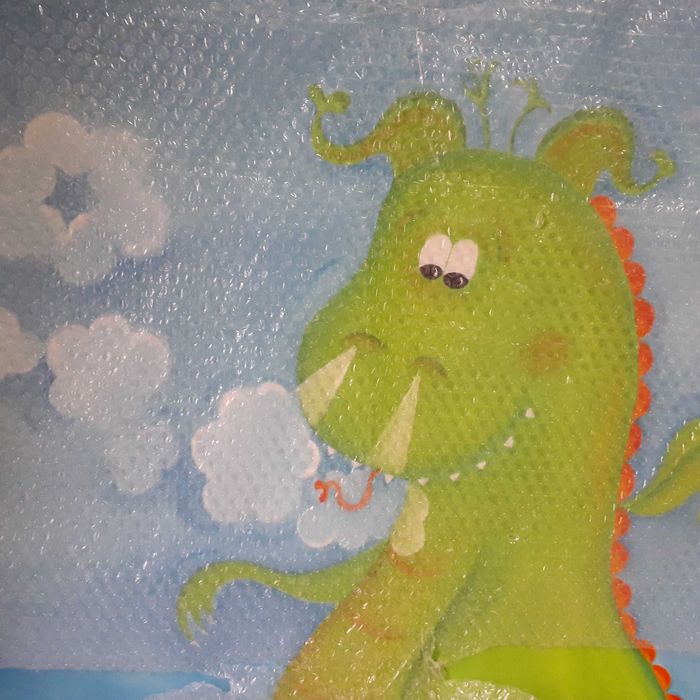 Tela infantil óleo 60x80 a estrear, em caixa de madeira alta (4 cm)