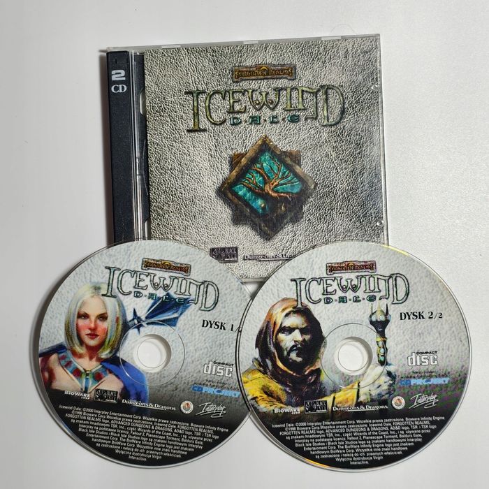 Gra PC - Gra Icewind Dale PC 2x CD retro oryginał