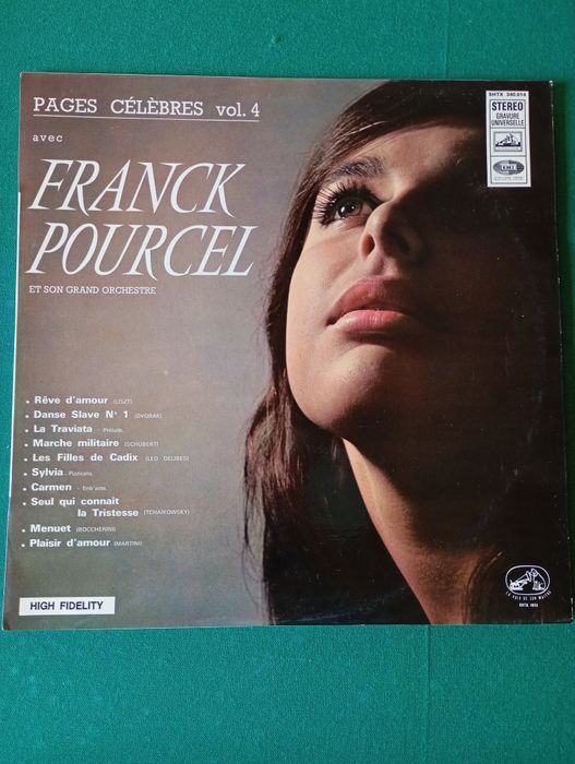 Disco de vinil "Pages Célèbres vol.4 Frank Pourcel"