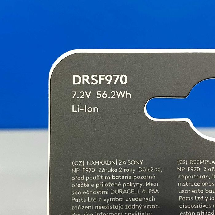 Duracell Battery (7800mAh) – Sony NP-F970 – NOVA64286318828803121