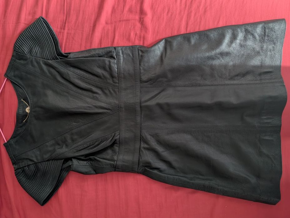 Платье натуральная кожа, брендовое