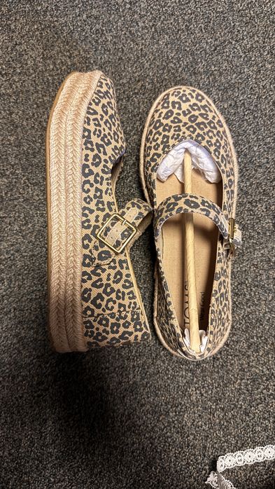 Toms espadryle leopard
