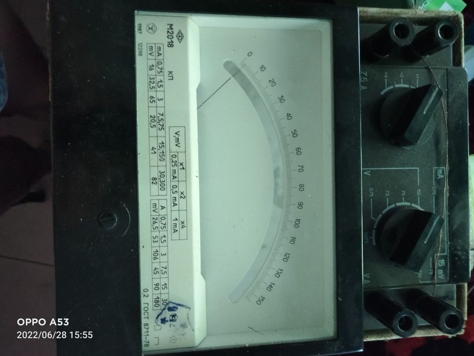 Вольтоамперметр  м2018