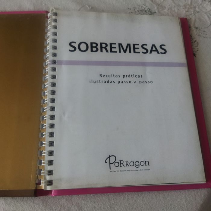 Livro de receitas de sobremesas
