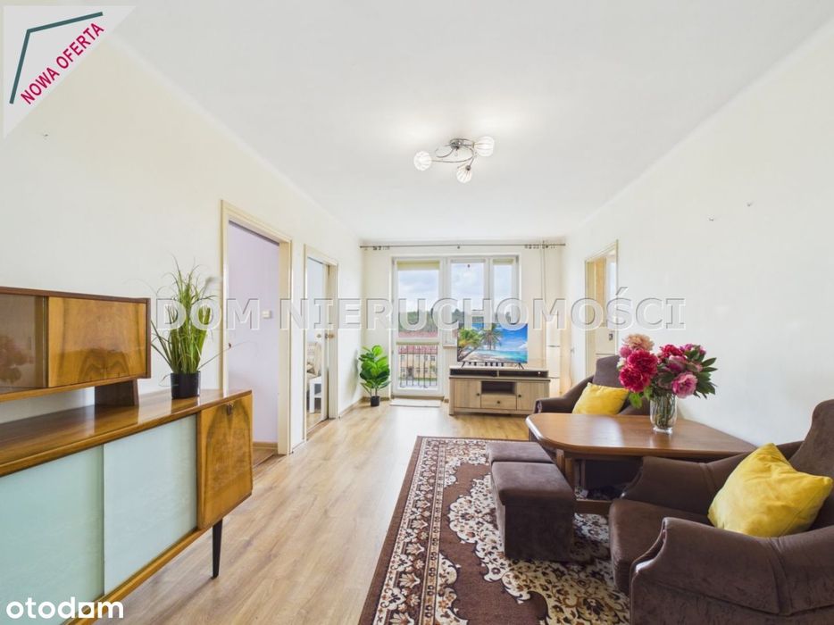 Mieszkanie 3 pokoje,46,50m2,Rataja,Zatorze