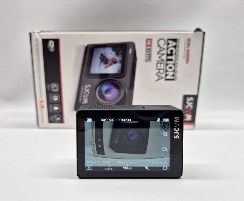 Kamerka sportowa 4k SJCAM SJ8 dual screen, Komis Jasło Czackiego