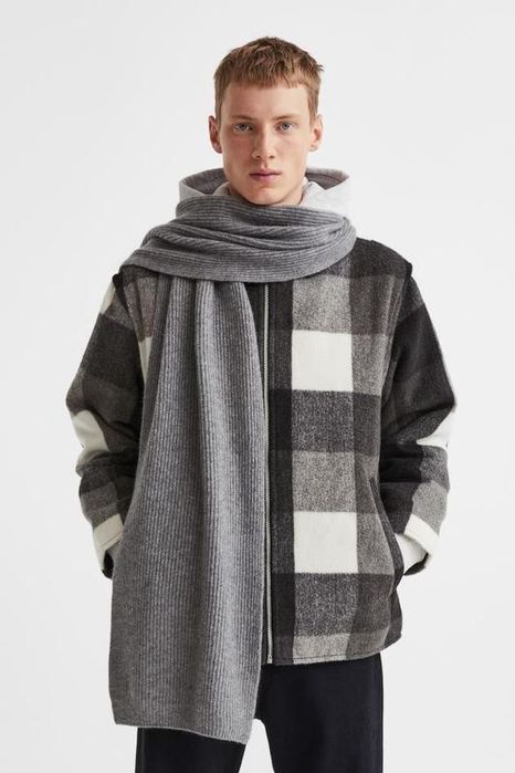 Кашеміровий комплект шапка та шарф premium quality h&m