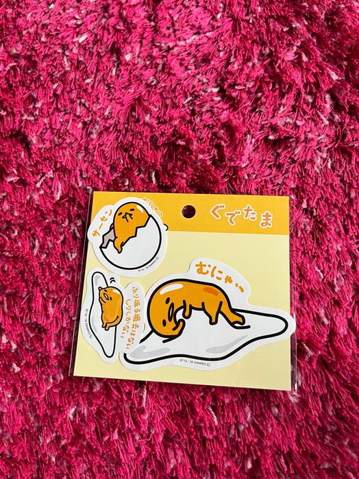 Gudetama Sanrio Hello Kitty naklejki