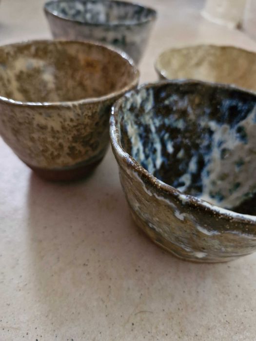 Copos de cozedura lenta feitos à mão