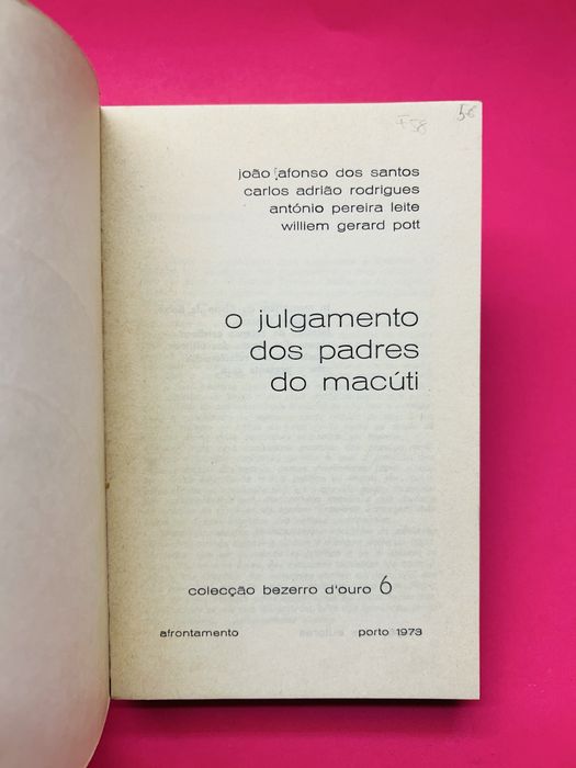 o julgamento dos padres do macúti