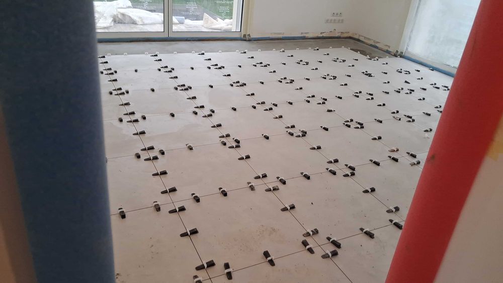 Colocações de cerâmicas e mosaicos