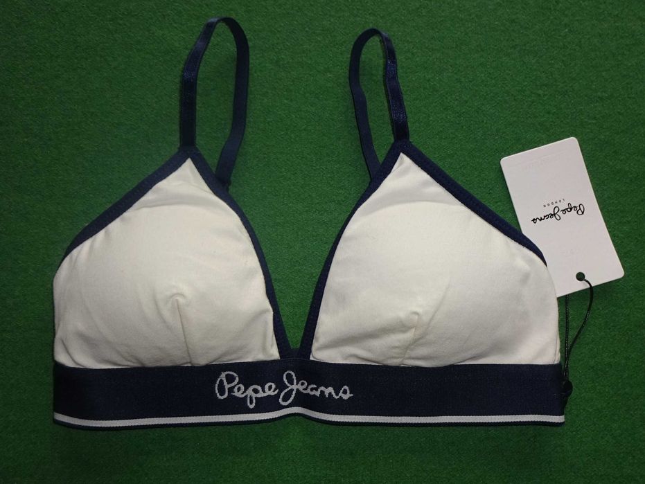 PEPE JEANS London biustonosz stanik profilowany z wkładkami S