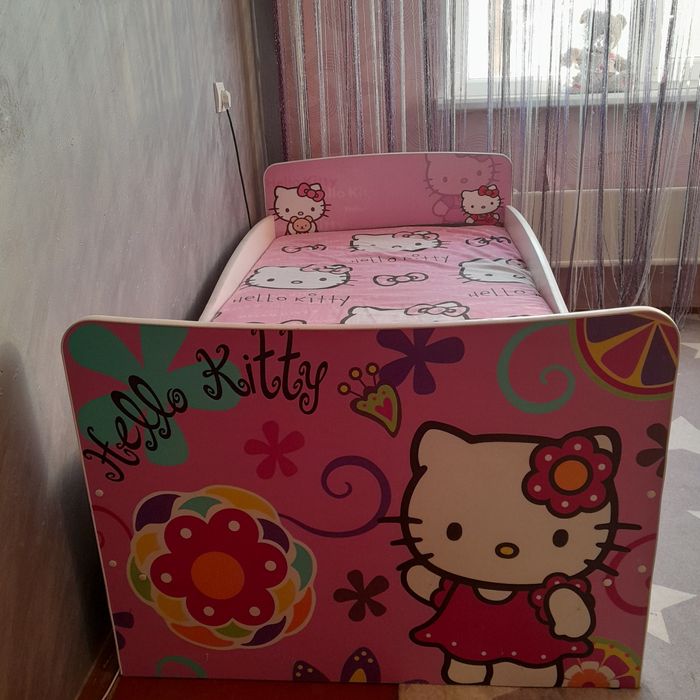 Кроватка дитяча hello kitty