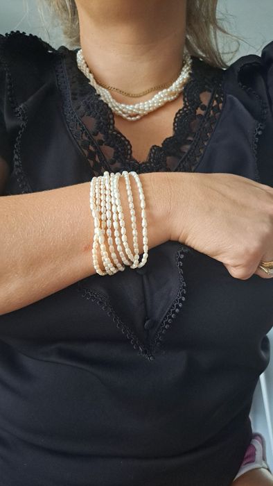 Zestaw Perły Naturalne