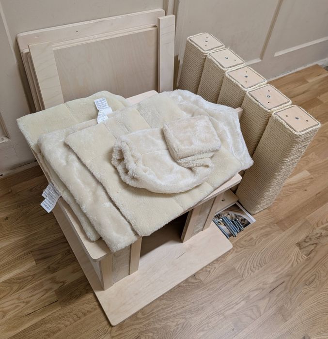 Natural Paradise Drapak Sufitowy dla Kota Orchid Vanda Krem do275cm ZW