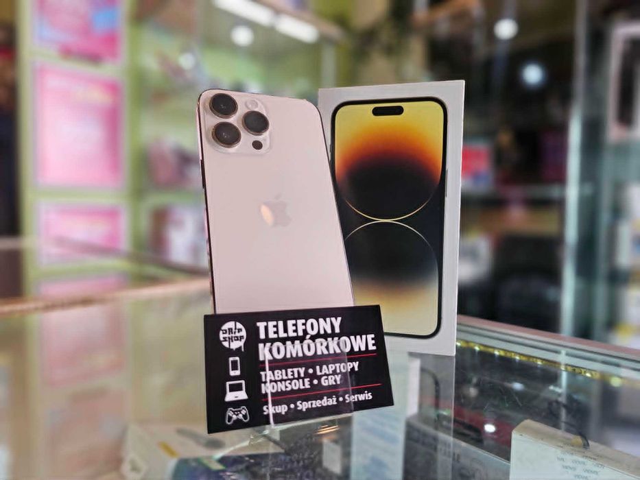 Apple Iphone 14 Pro Max 128Gb Złoty/Bateria 87%/Gwarancja/SklepGSM/Lwsk
