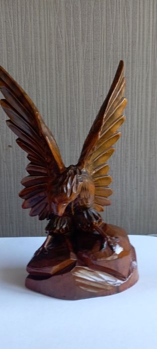 Статуэтка Орёл резной деревянный СССР