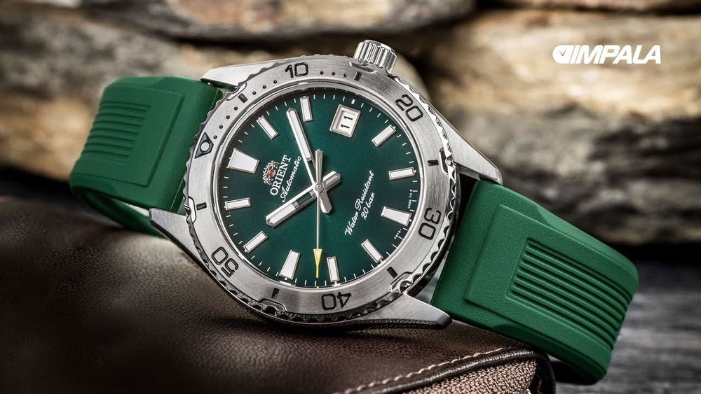 *NOVO* Orient Mako Sports RA-AC0Q11E Emerald Green (39.9mm) 200m WR.